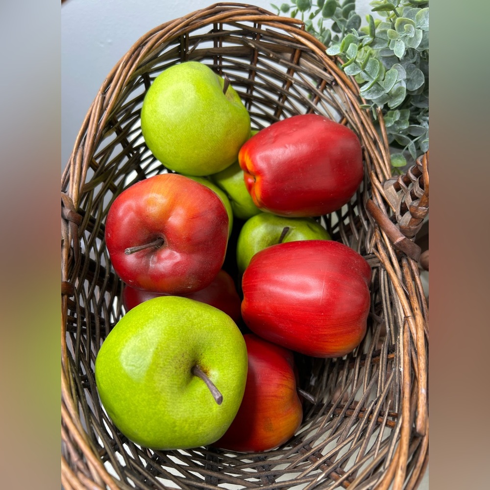 Green & Red Faux Apples